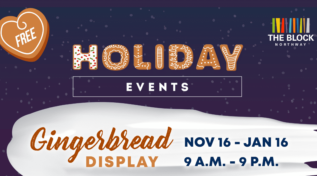 Community Gingerbread Display at The Block Northway
