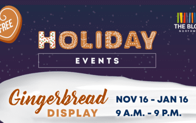 Community Gingerbread Display at The Block Northway